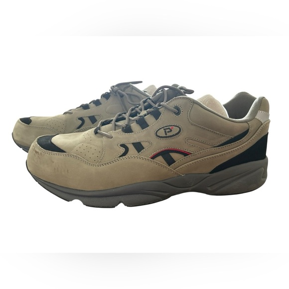 Propet Tan and Black Athletic Shoes - Picture 1 of 10